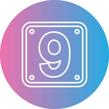 Vektör illüstrasyonu, simge ögesi biçimi