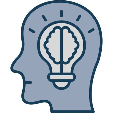 beyin yaratıcı fikir simgesi