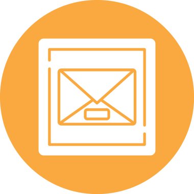 E- posta simgesinin vektör illüstrasyonu