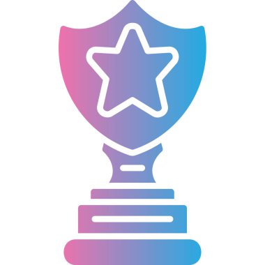 kupa vektör simgesi modern basit tasarım