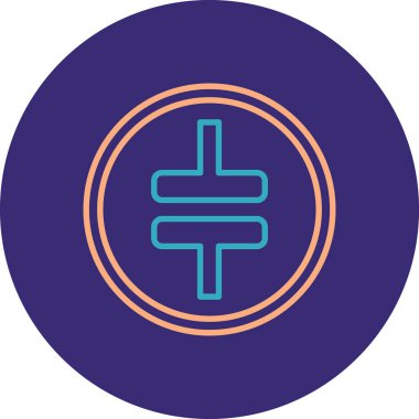 Modern simgenin vektör illüstrasyonu