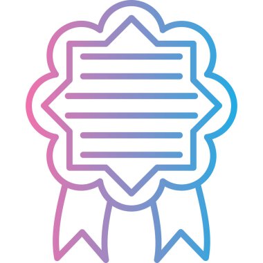 ödül simgesi modern, basit, vektör illüstrasyonu