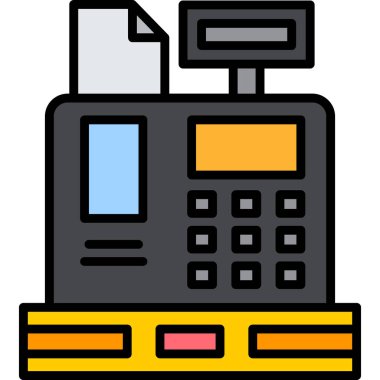 Yazıcı. Web simgesi basit illüstrasyon