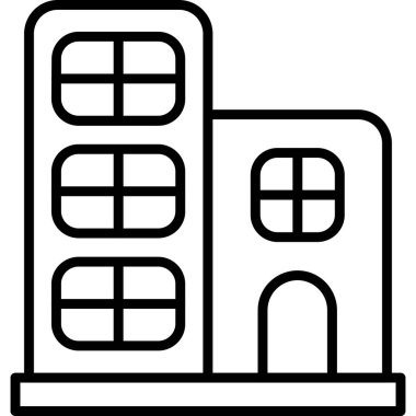 Şehir mimarisi simgesi oluşturma