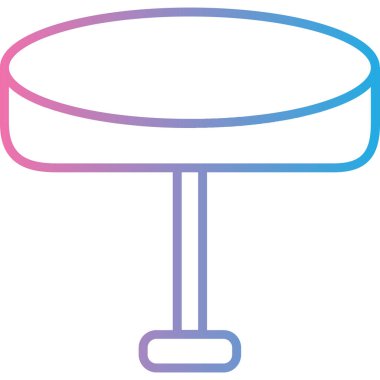 Tek bir simgenin vektör illüstrasyonu