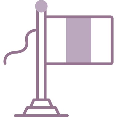 bayrak web simge vektör çizim