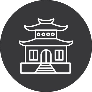 Modern simgenin vektör illüstrasyonu