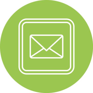 Posta simgesinin vektör illüstrasyonu