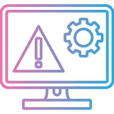 Hata. Web simgesi basit tasarım