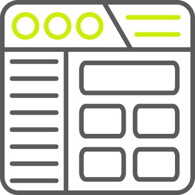 seo modern simgesinin vektör illüstrasyonu