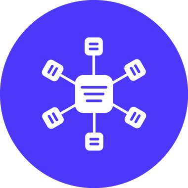 Ağ modern simgesinin vektör illüstrasyonu