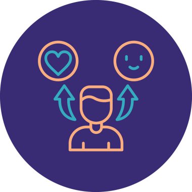 Seo simgesinin vektör illüstrasyonu