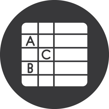 Bir b simgesinin vektör illüstrasyonu