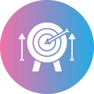 Hedefin vektör illüstrasyonu