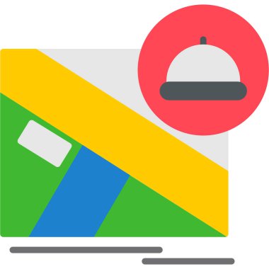 Gıda simgesinin vektör illüstrasyonu