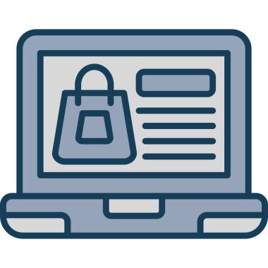 bilgisayar simgesi vektör illüstrasyonu