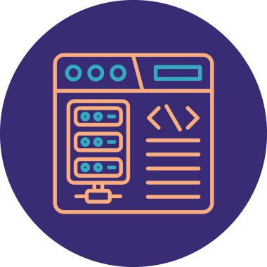 seo modern simgesinin vektör illüstrasyonu