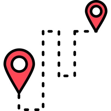 konum pin simgesi, özet biçimi