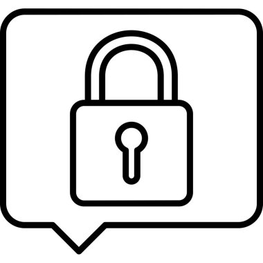 Kilit simgesi, taslak biçimi