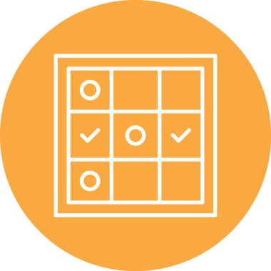 Bir oyun simgesinin vektör illüstrasyonu