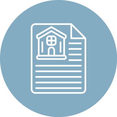 Belge simgesinin vektör illüstrasyonu