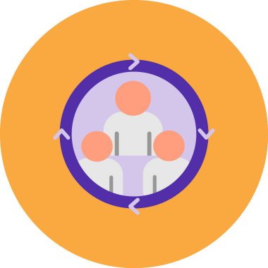 İş adamları. Basit resimleme