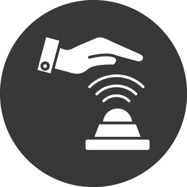 Hizmet Düz Vektör Yuvarlak Simge