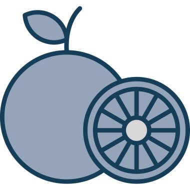 Meyve. Web simgesi basit illüstrasyon