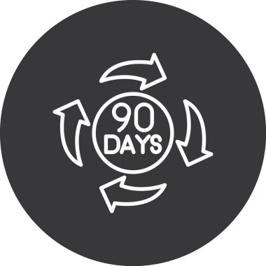 vektör siyah ve beyaz izole edilmiş simge