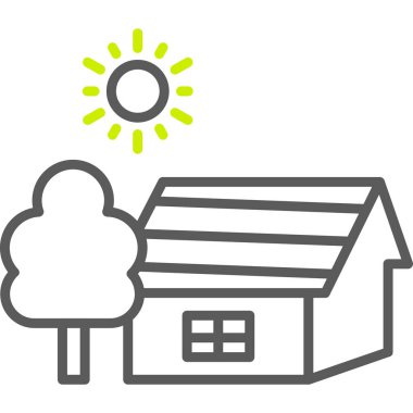 ev simgesi vektör illüstrasyonu