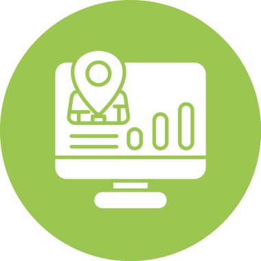 seo modern simgesinin vektör illüstrasyonu