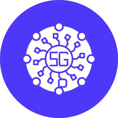 Her Kullanım için Ağ, Basit Vektör Simgesi