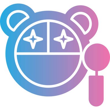 Oyuncaklı bir bebeğin vektör çizimi