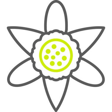 Çiçeğin vektör illüstrasyonu