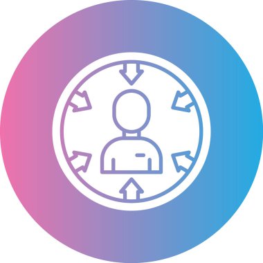 seo modern simgesinin vektör illüstrasyonu