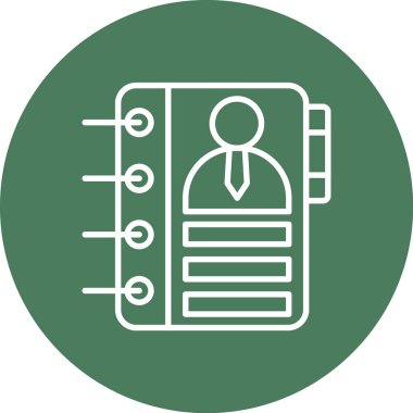 Bir kadın simgesinin vektör illüstrasyonu