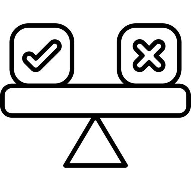 İşaret simgesi çizgisi çizgisi vektörü yok. işaretle