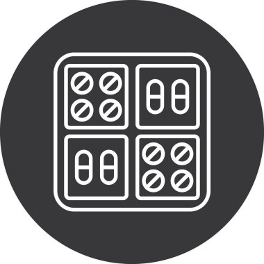 hap ikonu vektör illüstrasyonu