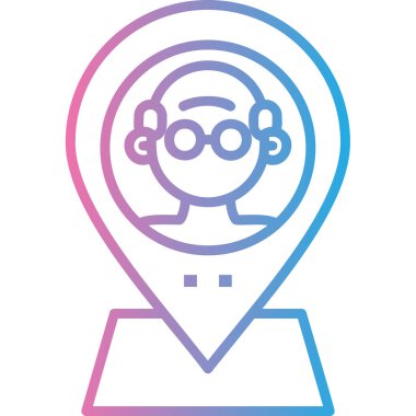 Kulaklık. Web simgesi basit illüstrasyon