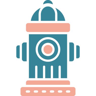 Bir robot simgesinin vektör illüstrasyonu