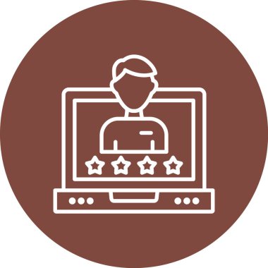 Modern dizüstü bilgisayar simgesinin vektör illüstrasyonu