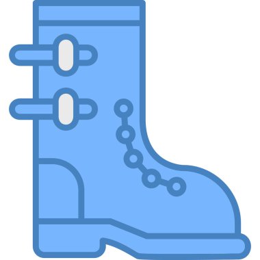 Çizmeler. Web simgesi basit tasarım