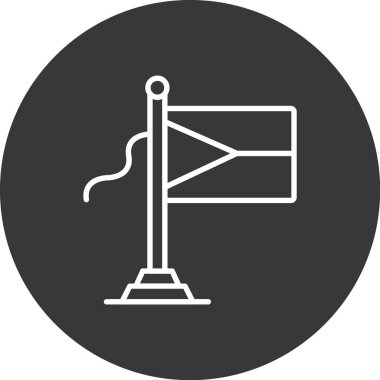 Modern simgenin vektör illüstrasyonu