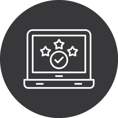 Modern simgenin vektör illüstrasyonu