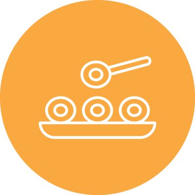 Ordu. Web simgesi vektör illüstrasyonu