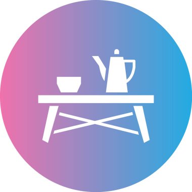 Bir kahve simgesinin vektör çizimi