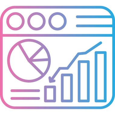 seo modern simgesinin vektör illüstrasyonu