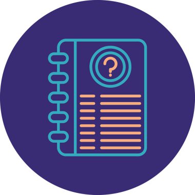 Web simgesi, bilgi teknolojisinin vektör illüstrasyonu