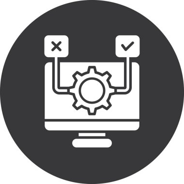 Modern simgenin vektör illüstrasyonu