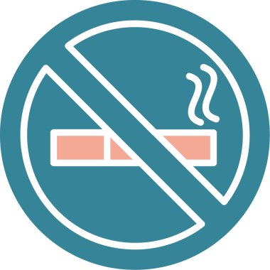 sigara ikonu vektör illüstrasyonu